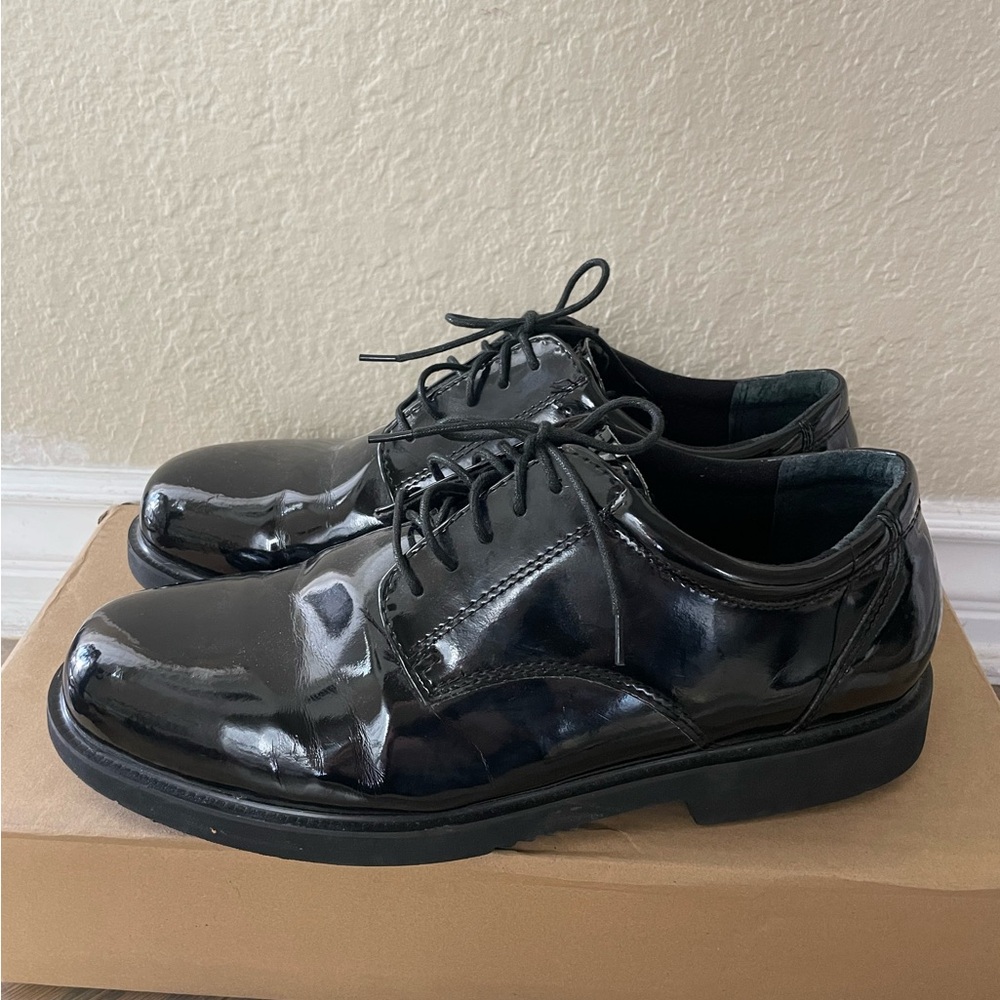 Men's Thorogood Oxford Black Size 13 Work or Academy Shoes